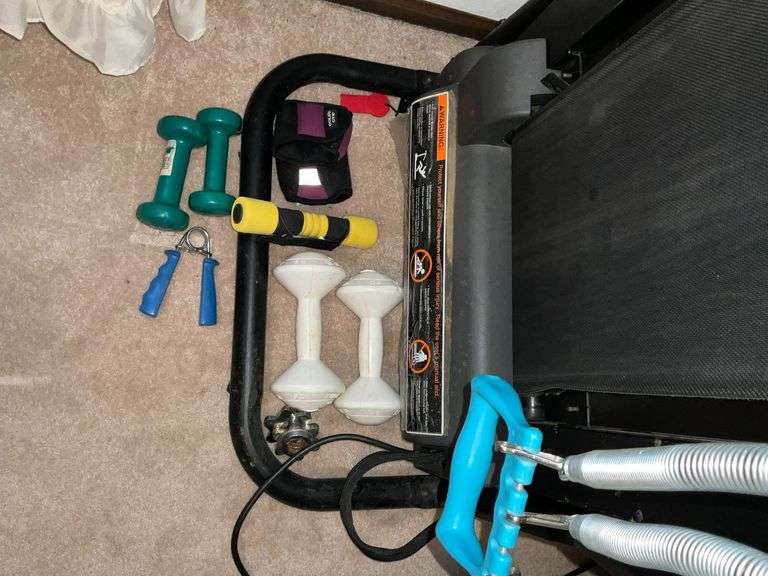 Weslo cadence space saver treadmill image