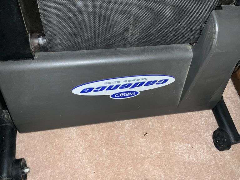 Weslo cadence space saver treadmill