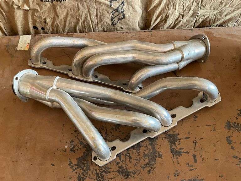 SBC ceramic coated shorty headers image