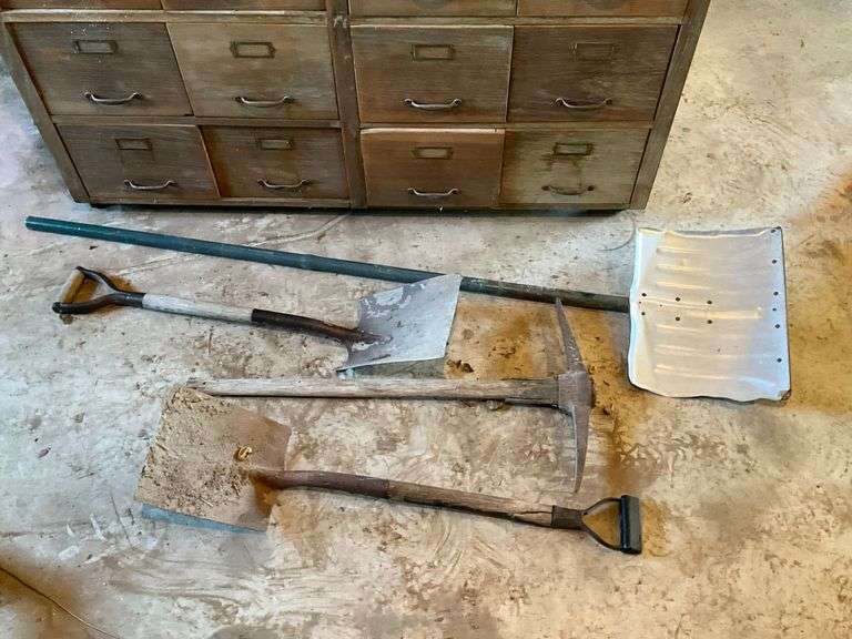Aluminum snow shovel, other shovels, etc. image