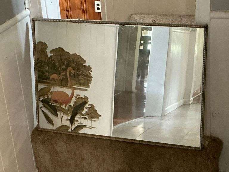 Flamingo mirror image