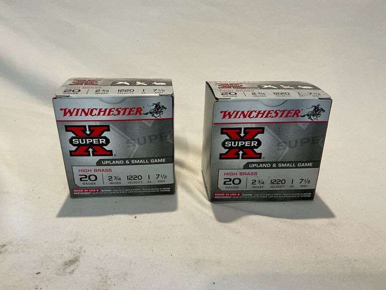 Winchester 20 gauge shotgun shells, 7 1/2 shot, 2 3/4" image