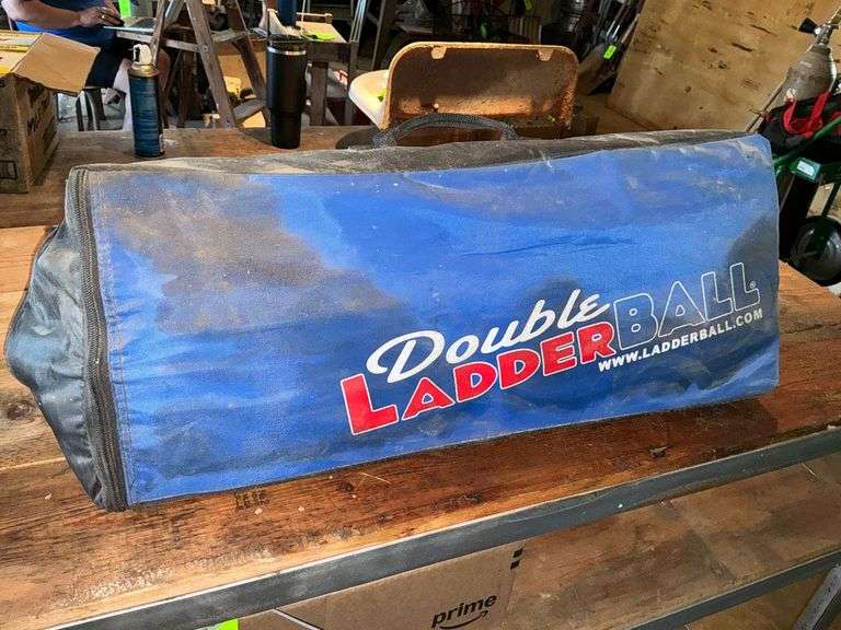 Double ladder ball set, like new condition. image