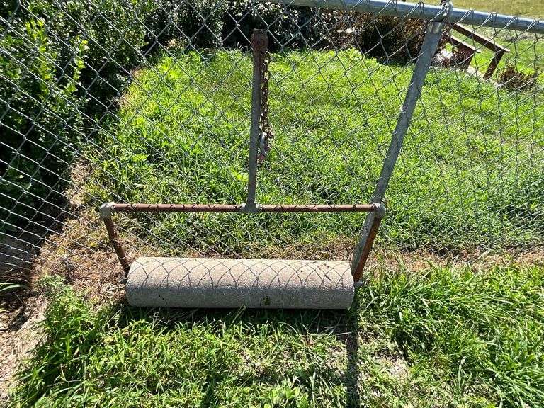 Concrete lawn roller image