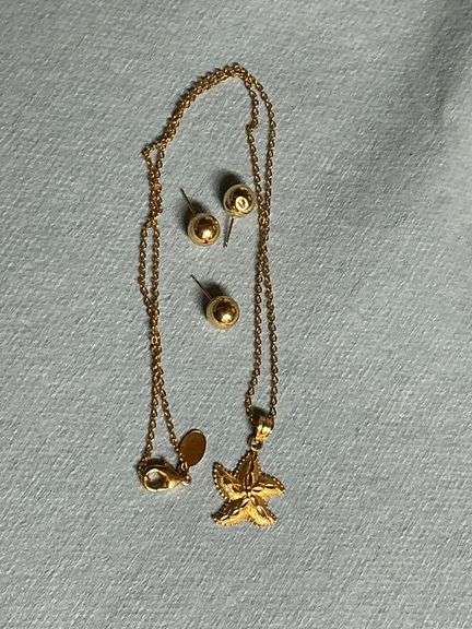 Starfish DZ 14K pendant, 14KDG link image