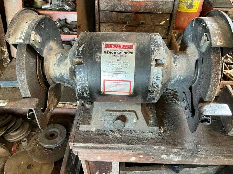 Duracraft 3/4 hp 8" bench grinder image