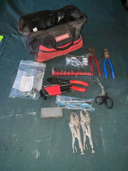 Craftsman tool bag, Proto locking pliers image