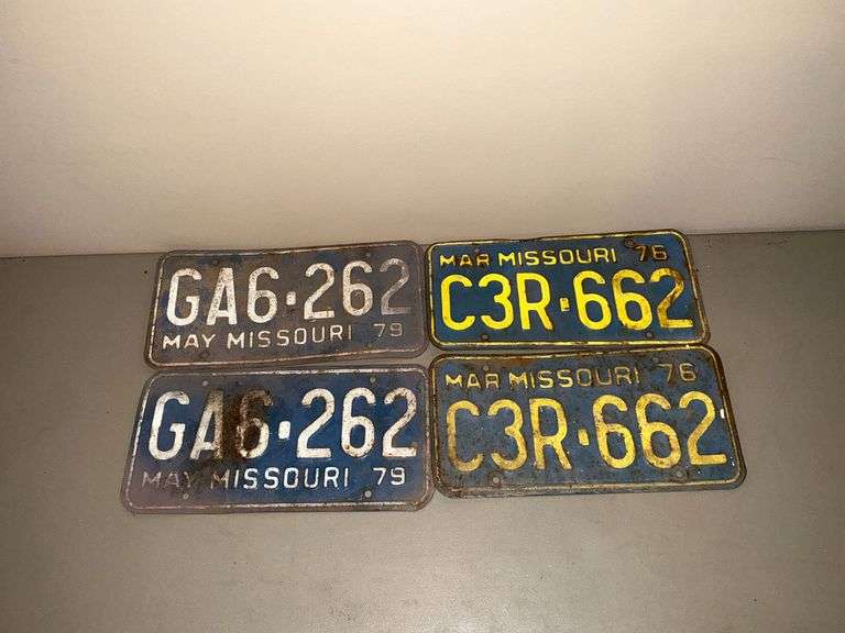 Missouri license plates image
