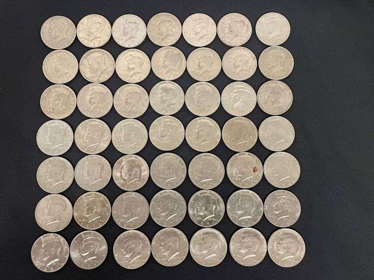 49 Kennedy Half Dollars image