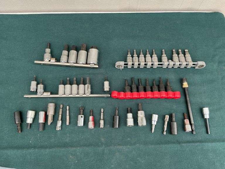 Allen sockets, 1/2" and 3/8" drive image