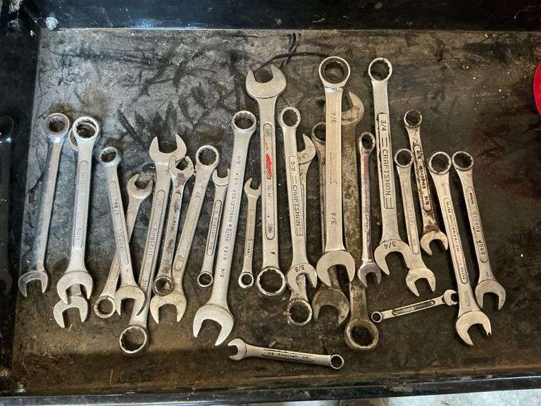 Craftsman, Challenger, Proto and other SAE combination wrenches image