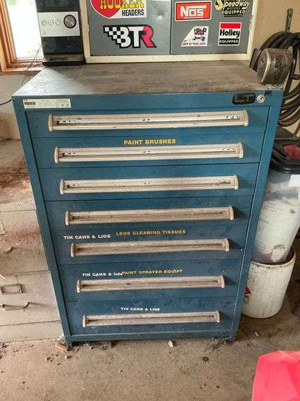 Stanley 7-drawer metal storage cabinet image