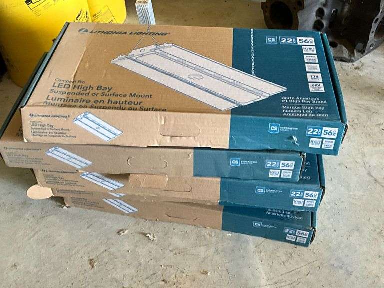 5 boxes Lithonia Lighting 22" mount lighting image