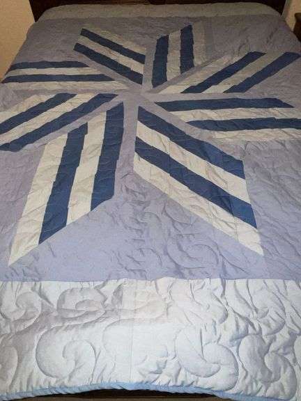 Lone Star machine quilted quilt