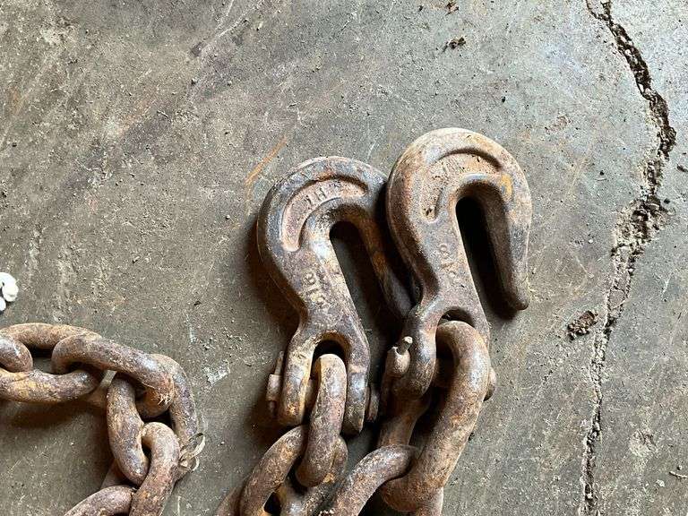3/8" log chain, 12' L hooks on both ends