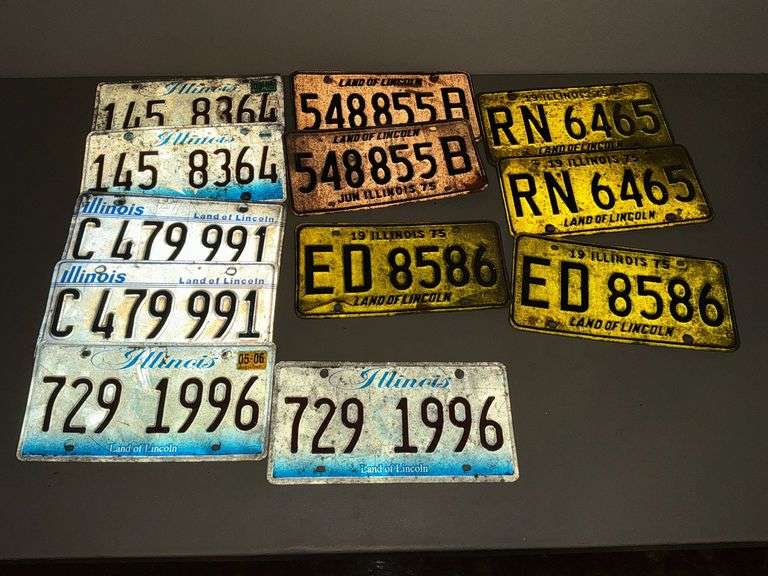 Illinois license plates image
