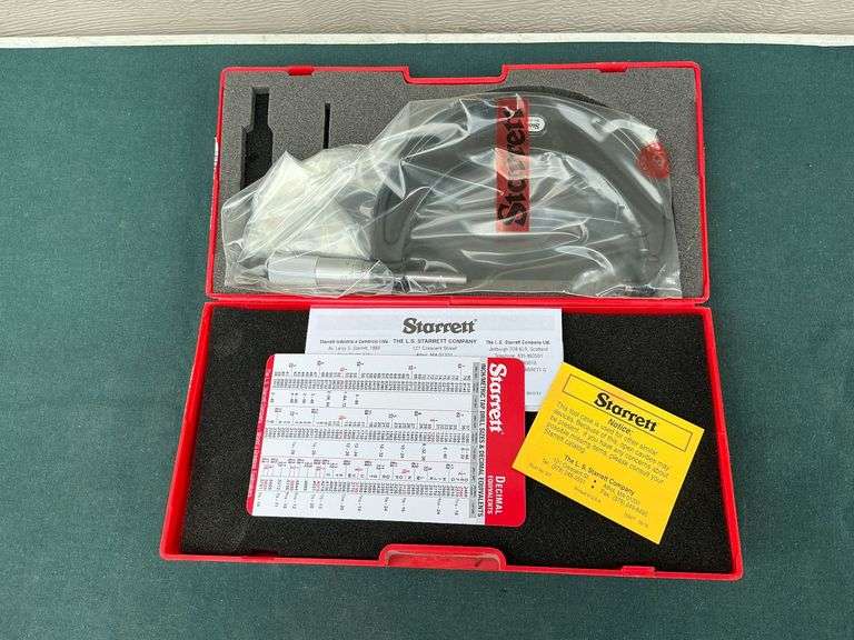 Starrett micrometer, 436.1XRL-4 image