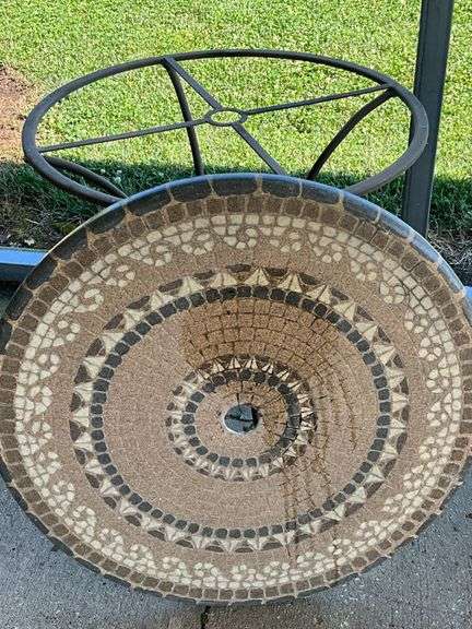 Patio table, 30" W