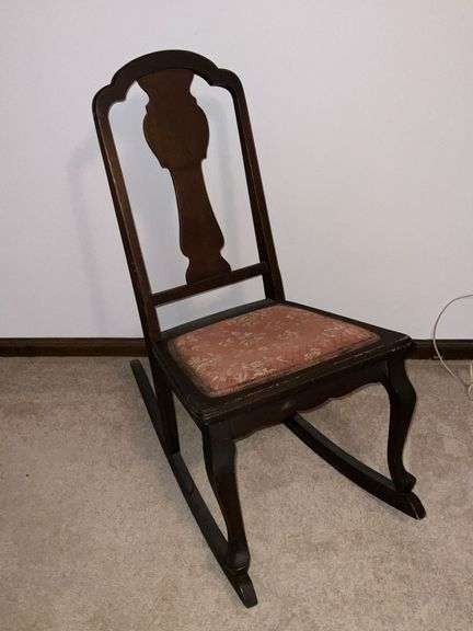 Wooden sewing rocker image