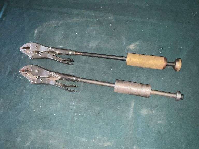2 pairs of No. 10 Vise Grip slide hammers image