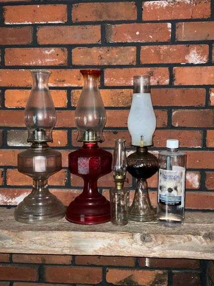 Collection of oil lamps