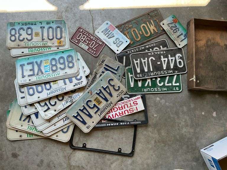 License plates image