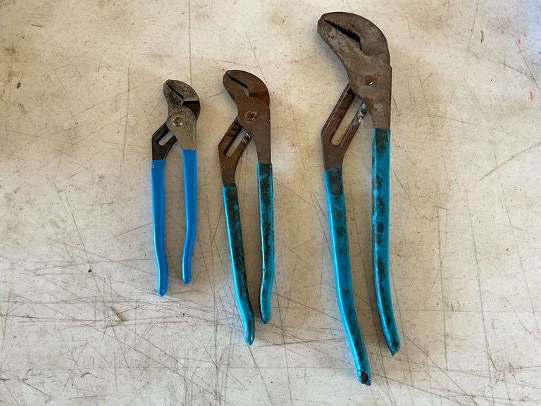 Channellocks, 16", 12", 9". image