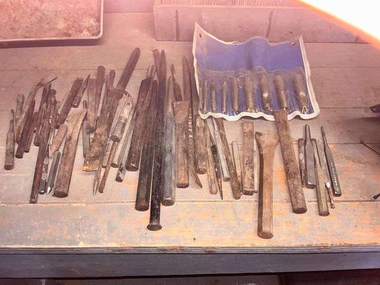 Chisels and punches. image
