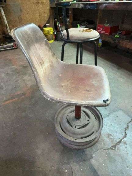 2 shop chairs