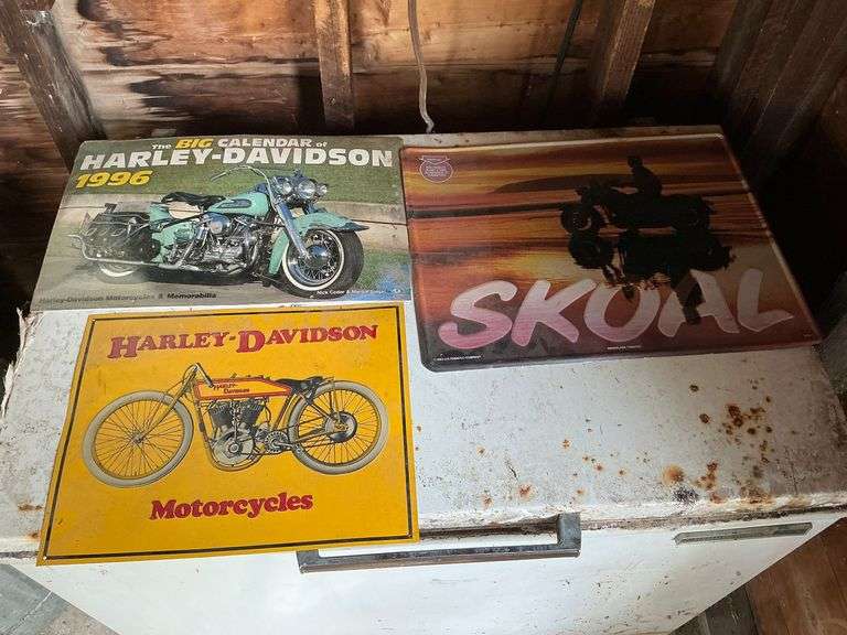 1996 Harley Calendar, NEW image