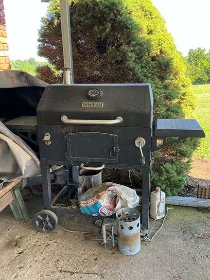 Master Forge charcoal smoker image