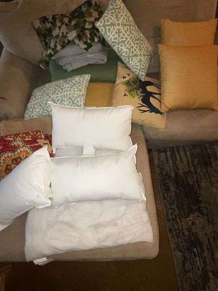Assorted pillow and linens image