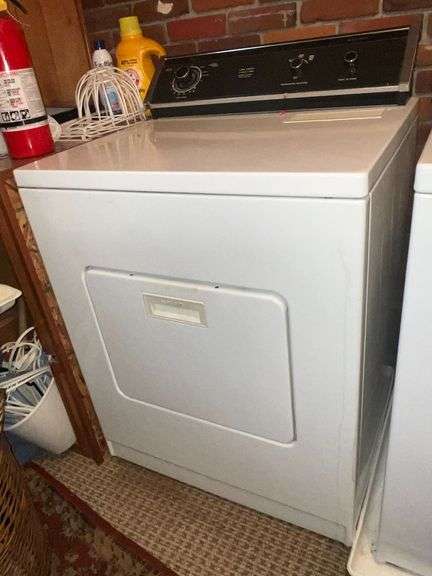Whirlpool heavy duty electric dryer, 220 V, working condition image
