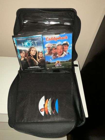 Large collection of DVDs without jackets image