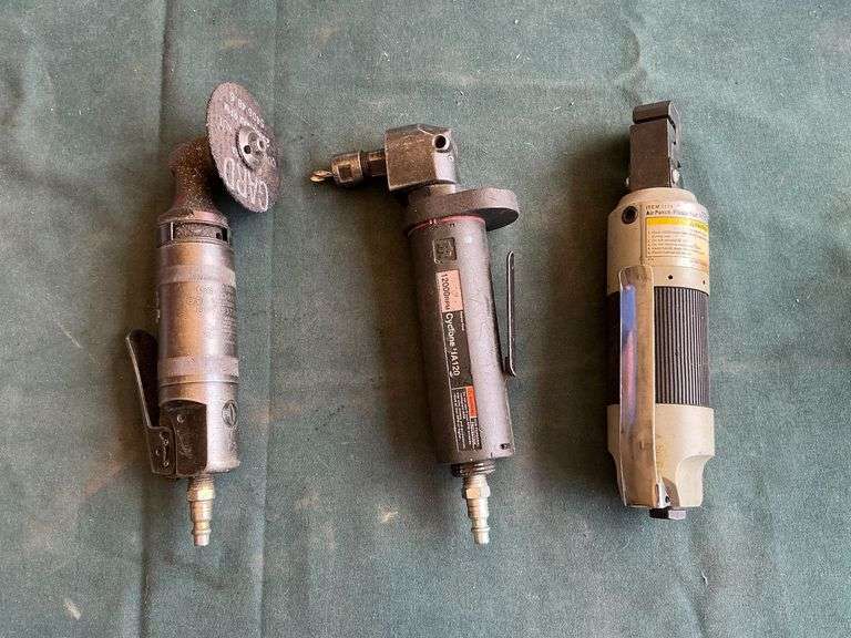 Pneumatic tool, flange tool, grinder image
