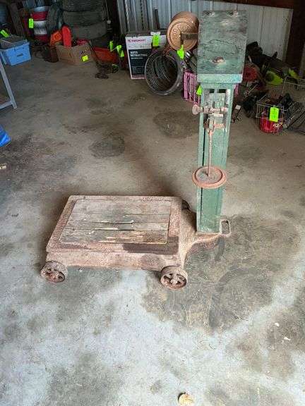 Fairbanks platform scale with weights image