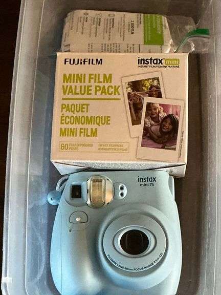 Instax mini 75 camera with film image