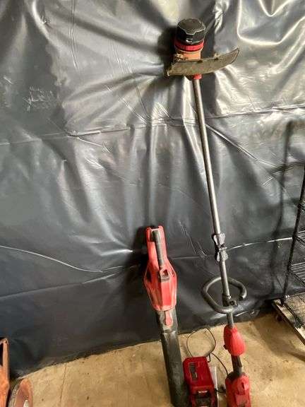 Skil 40 volt weed whacker and blower image