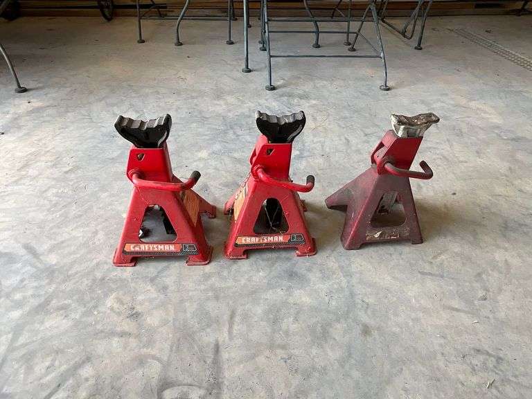 2 Craftsman 3-ton jack stands image