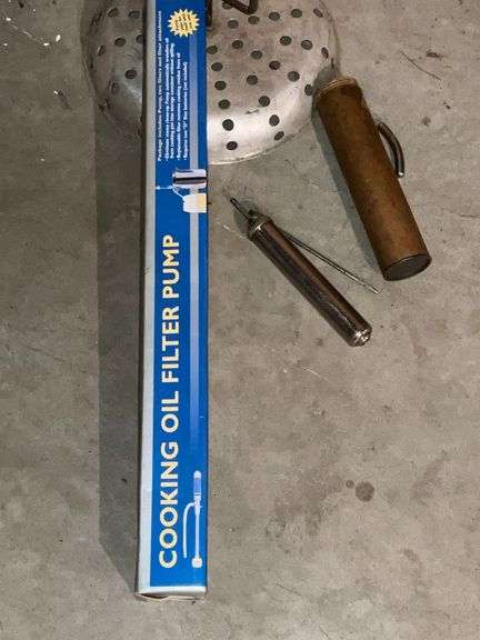 Cooking oil filter pump