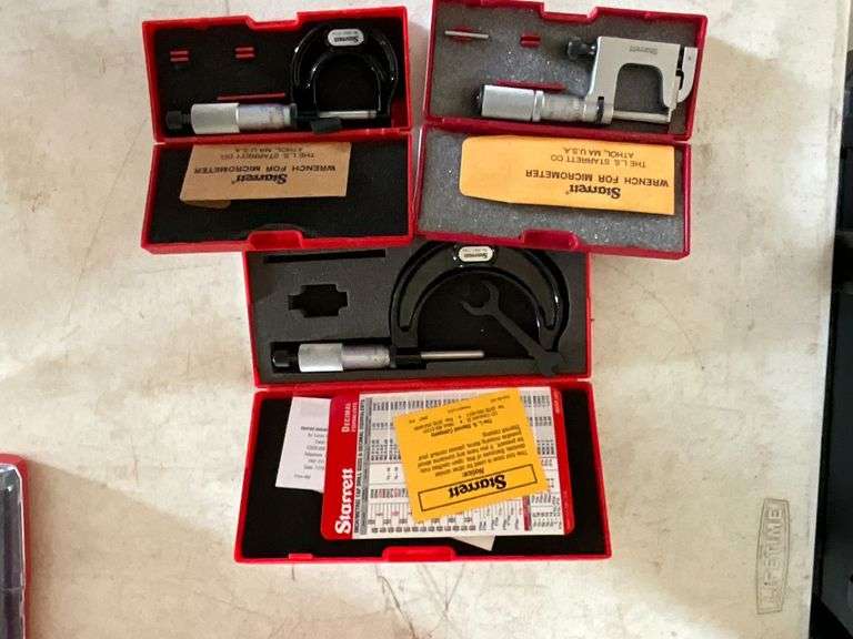Starrett micrometers image