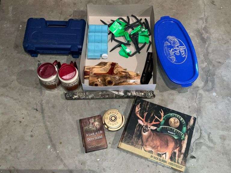 Bass Pro fish breader, tree stand screw in steps image
