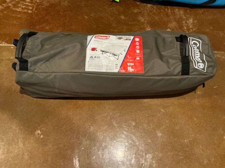 Coleman air bed cot queen size image