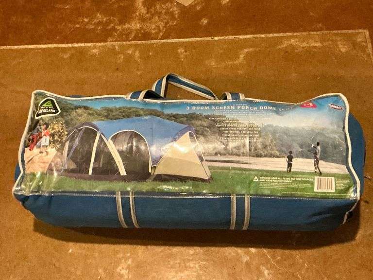 Greatland 3 room screen porch dome tent, 7-8 person image