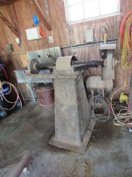 Webster & Perkston Co. Springfield, MO USA pedestal grinder image
