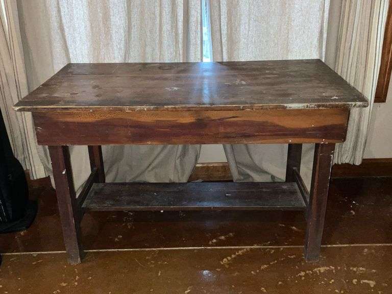 Wooden table image