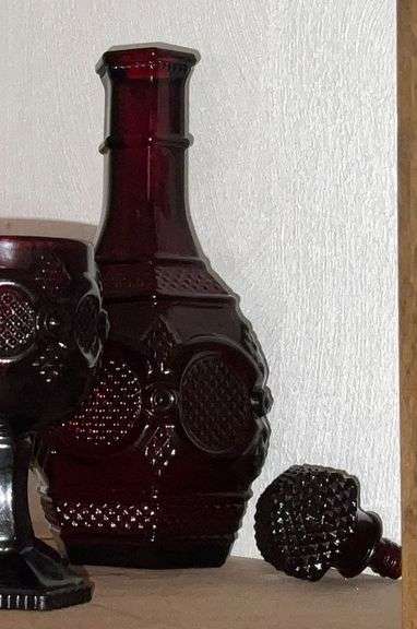 Avon Cape Cod decanter and goblets