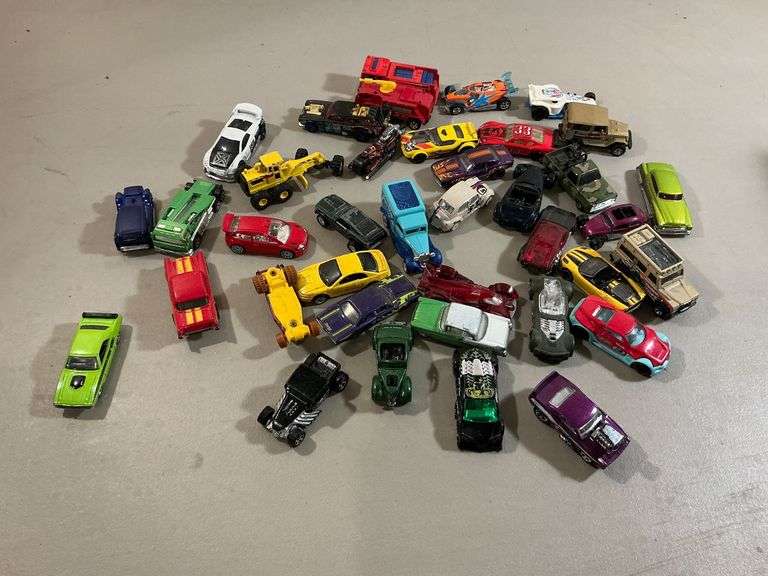 Die cast cars, pickups, motorcycles, etc. image