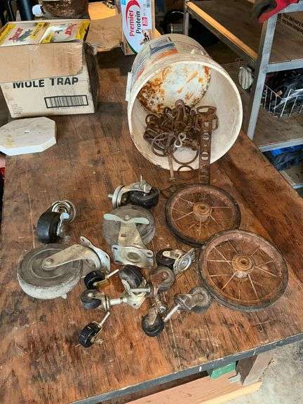 Caster wheels, some locking image