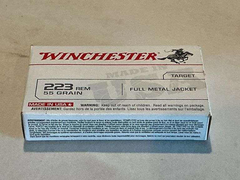 Winchester 223 REM 55 grain FMJ image